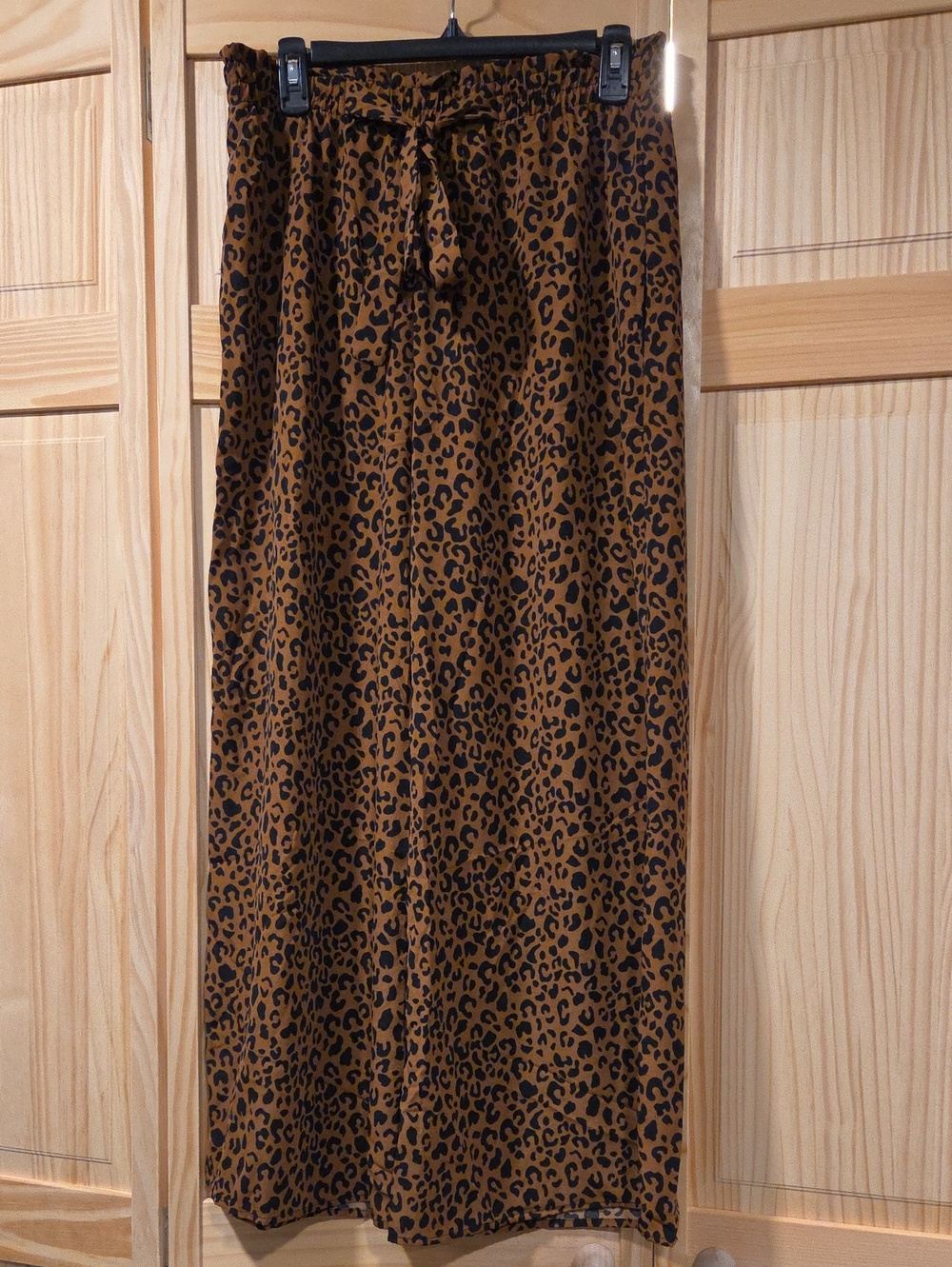 Sienna Sky Leopard Print Pants Size L NWT
